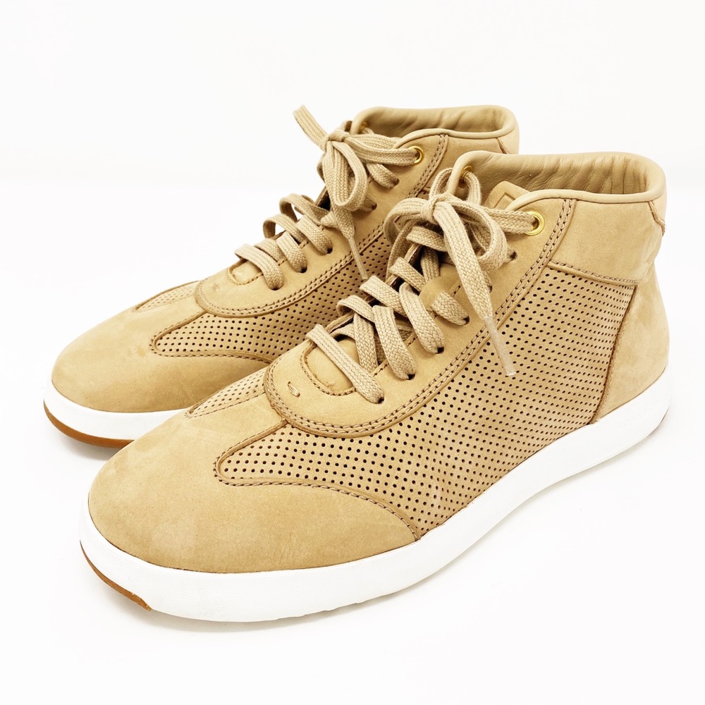 Cole Haan GrandPro High Top Sneaker Tan 8